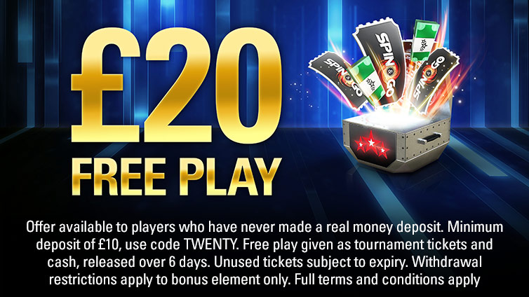 Full Tilt Poker Free £20 No Deposit Bonus